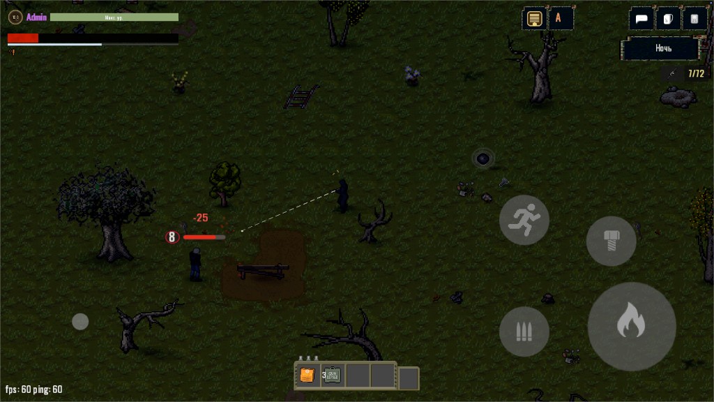 Project zone 2d online — бой ночью, прицеливание